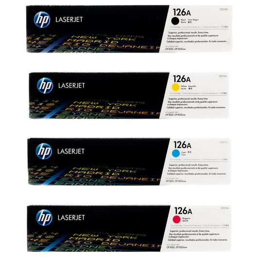 Hp 126A CMYK Toner Set BK/C/M/Y