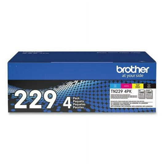 Brother TN229 CMYK Toner Set BK/C/M/Y