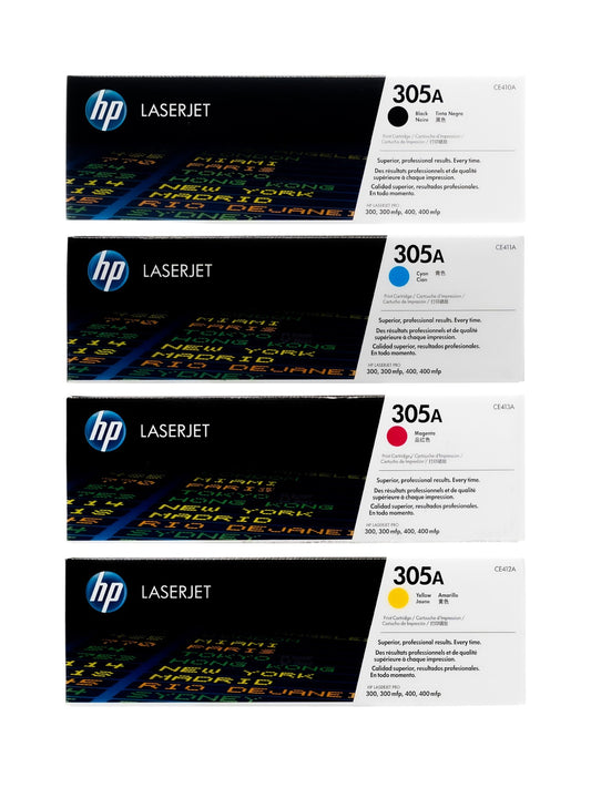 Hp 305A CMYK Toner Set BK/C/M/Y