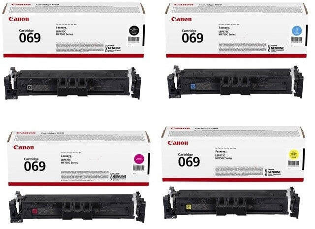 Canon 069 CMYK Toner Set BK/C/M/Y