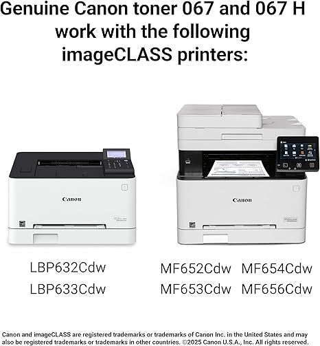 Canon 067H CMYK Toner Set BK/C/M/Y