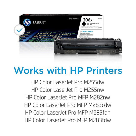 Hp 206X CMYK Toner Set BK/C/M/Y
