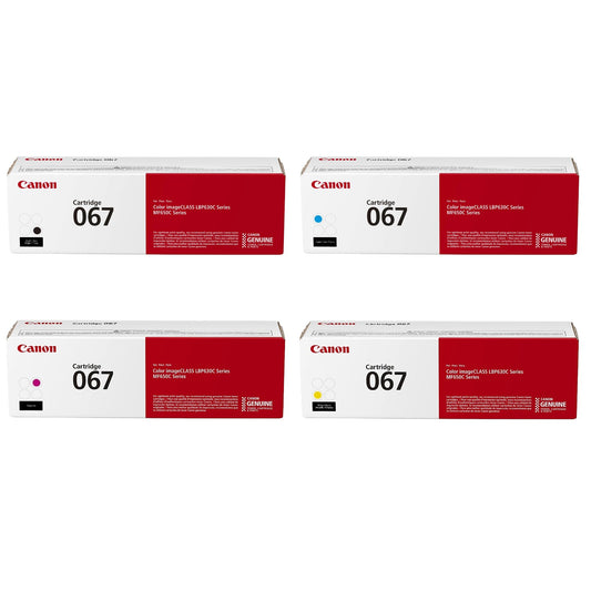 Canon 067 CMYK Toner Set BK/C/M/Y