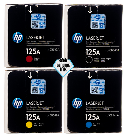 Hp 125A CMYK Toner Set BK/C/M/Y
