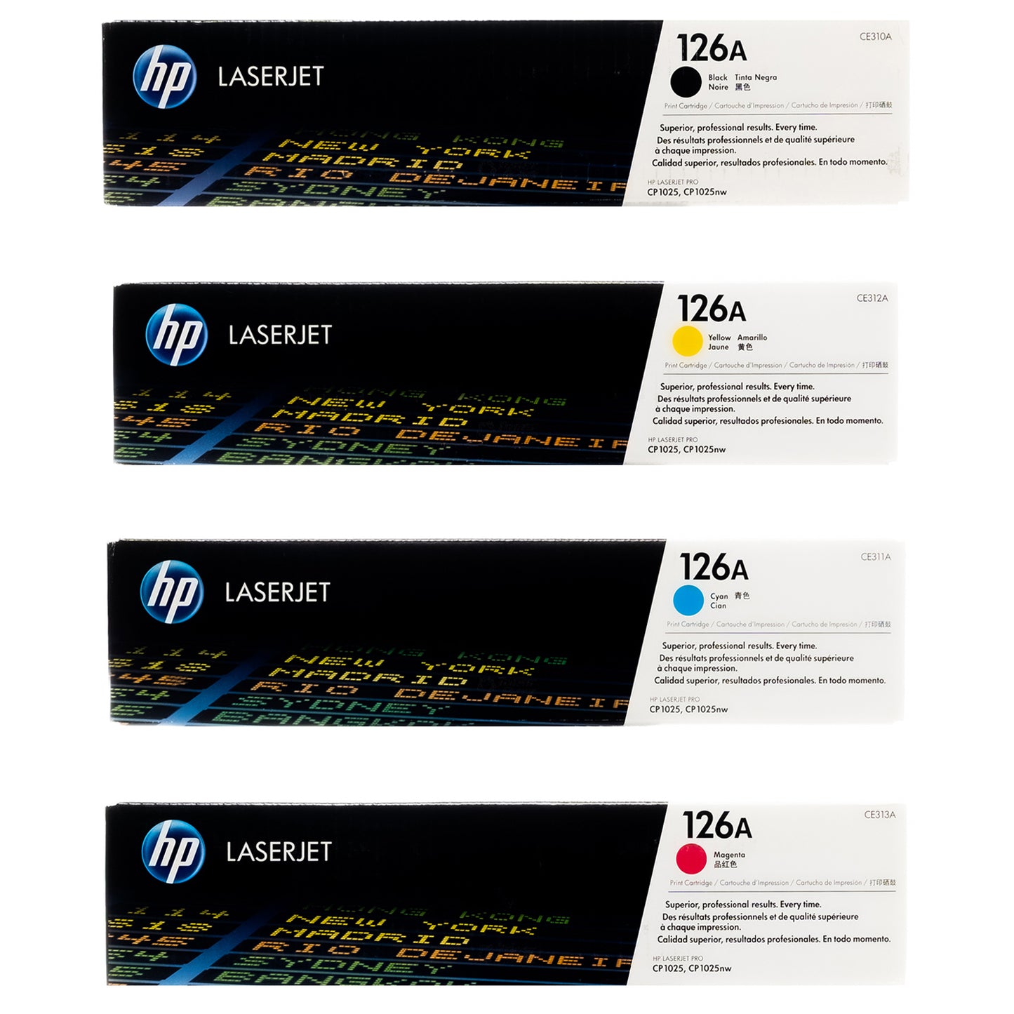 Hp 126A CMYK Toner Set BK/C/M/Y