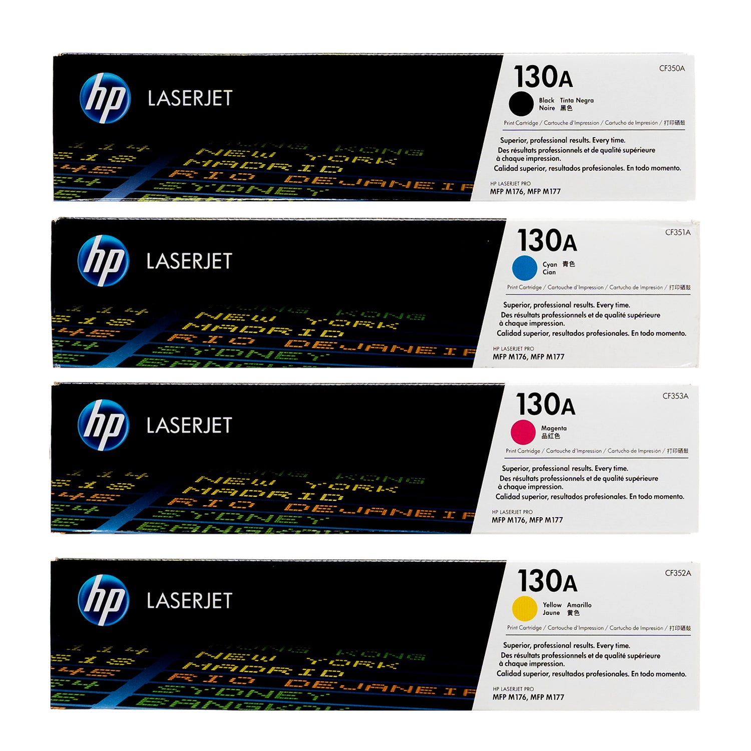 Hp 130A CMYK Toner Set BK/C/M/Y
