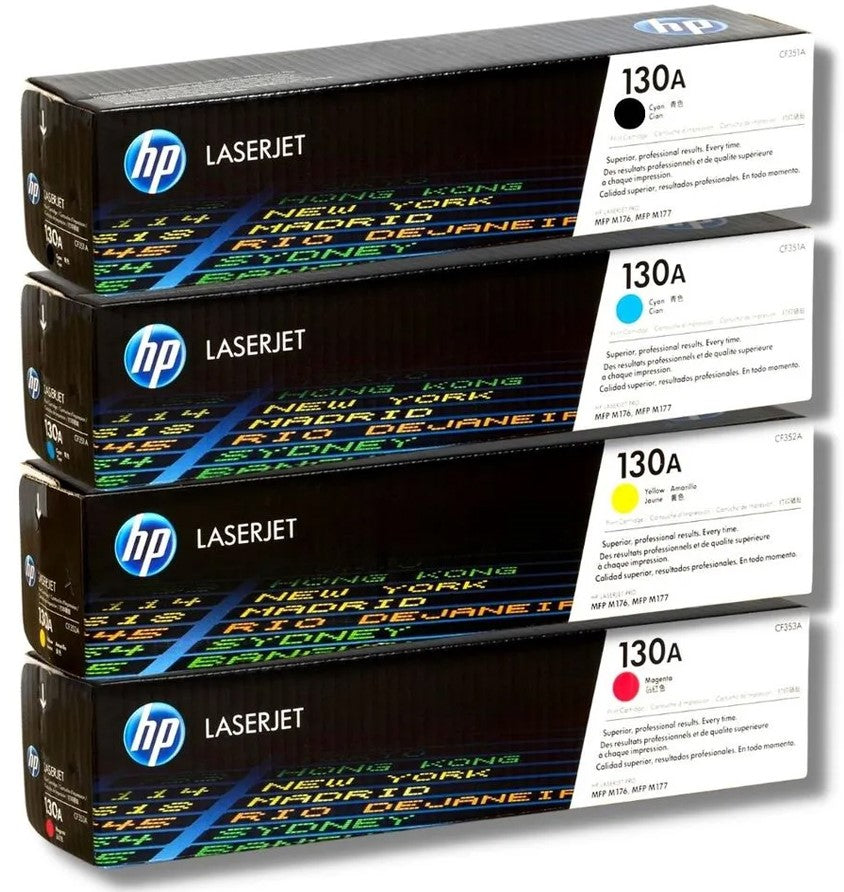 Hp 130A CMYK Toner Set BK/C/M/Y
