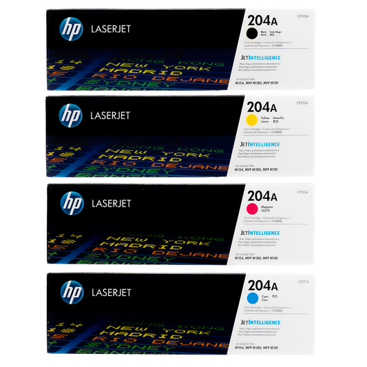 Hp 204A CMYK Toner Set BK/C/M/Y