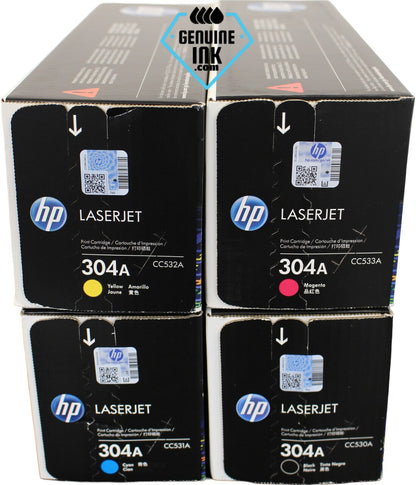 Hp 304A CMYK Toner Set BK/C/M/Y
