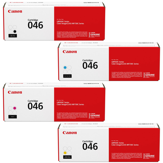 Canon 046 CMYK Toner Set BK/C/M/Y