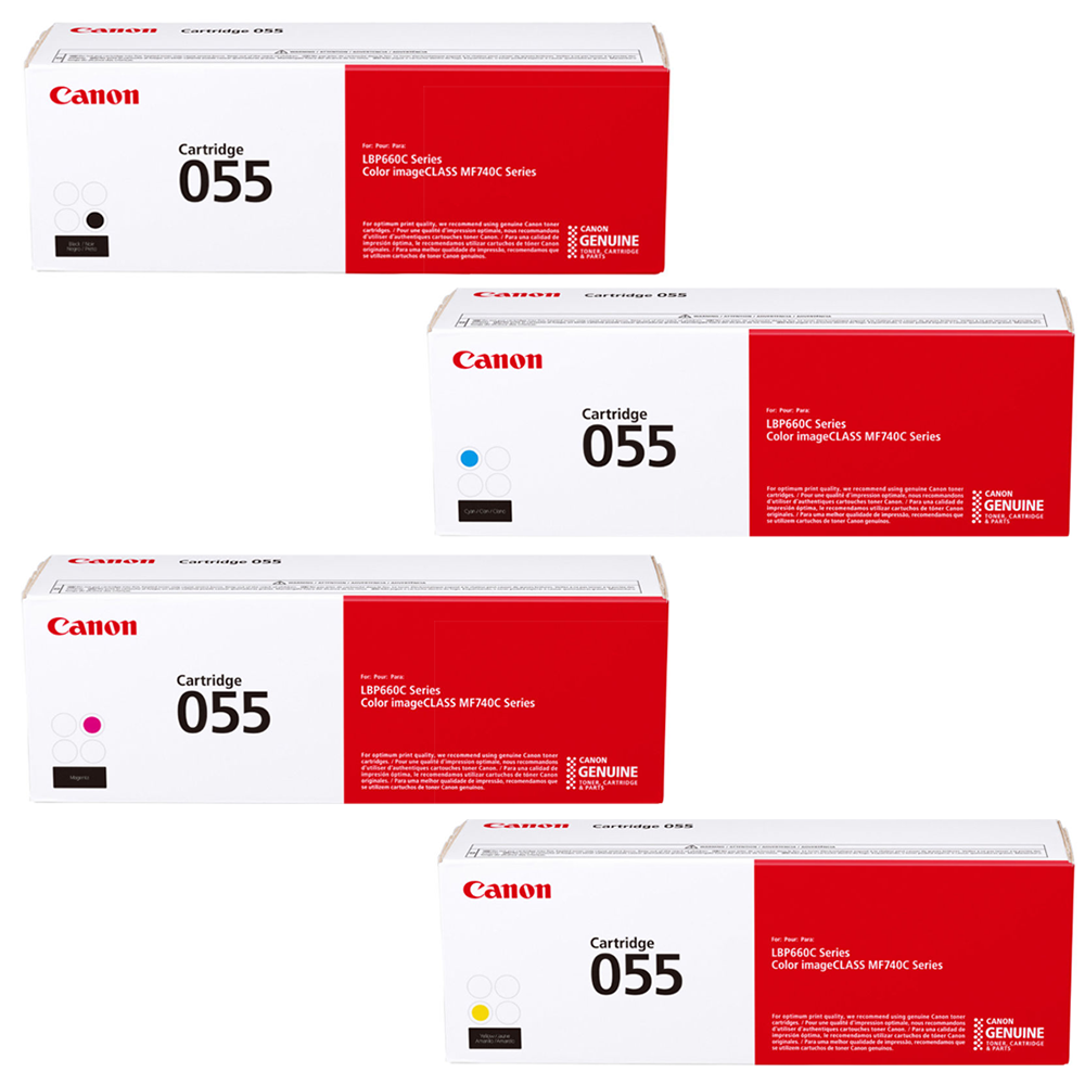 Canon 055 CMYK Toner Set BK/C/M/Y