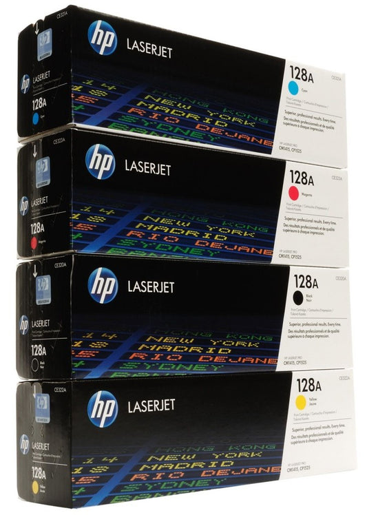 Hp 128A CMYK Toner Set BK/C/M/Y