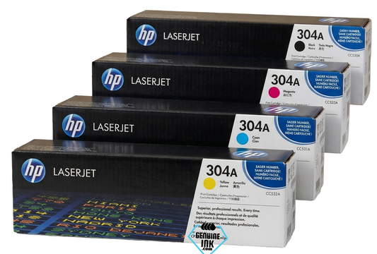 Hp 304A CMYK Toner Set BK/C/M/Y