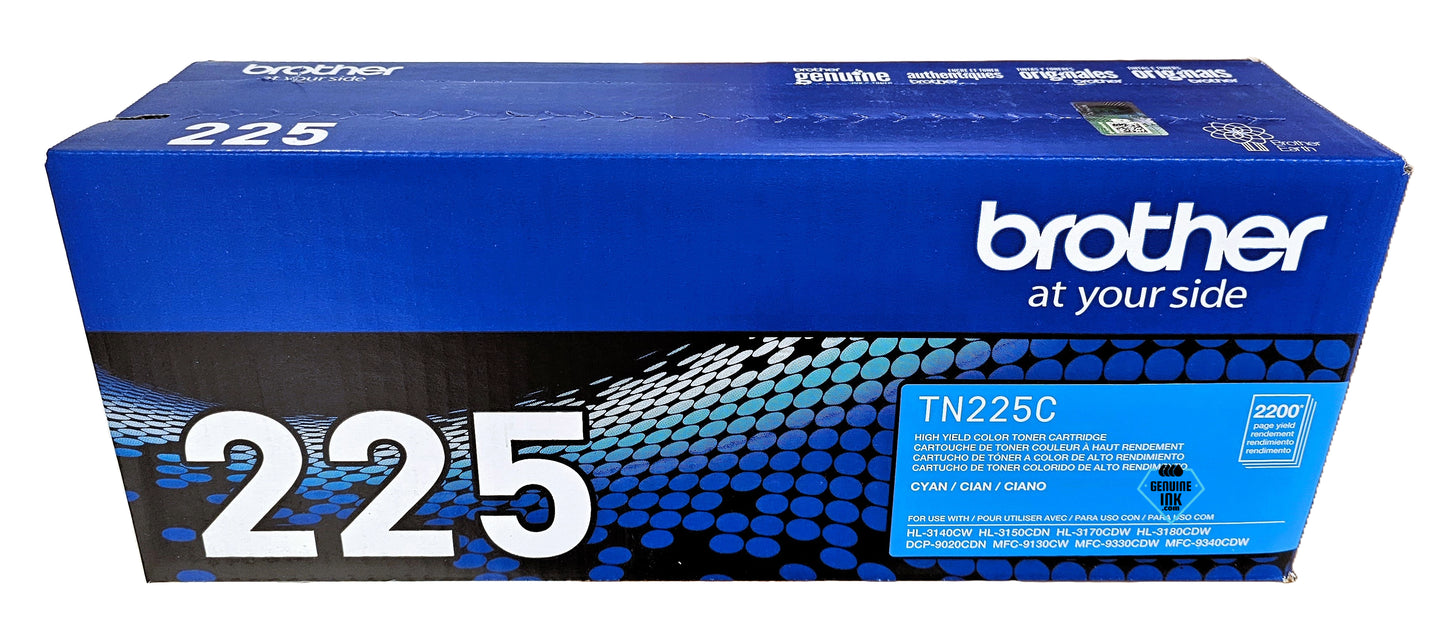 Brother TN225 CMYK Toner Set BK/C/M/Y