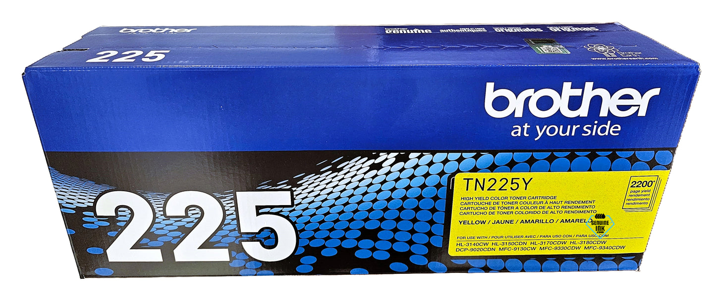 Brother TN225 CMYK Toner Set BK/C/M/Y