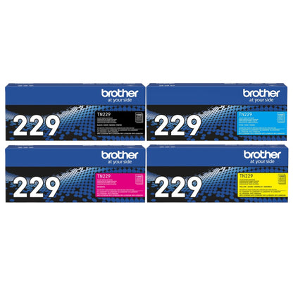 Brother TN229 CMYK Toner Set BK/C/M/Y