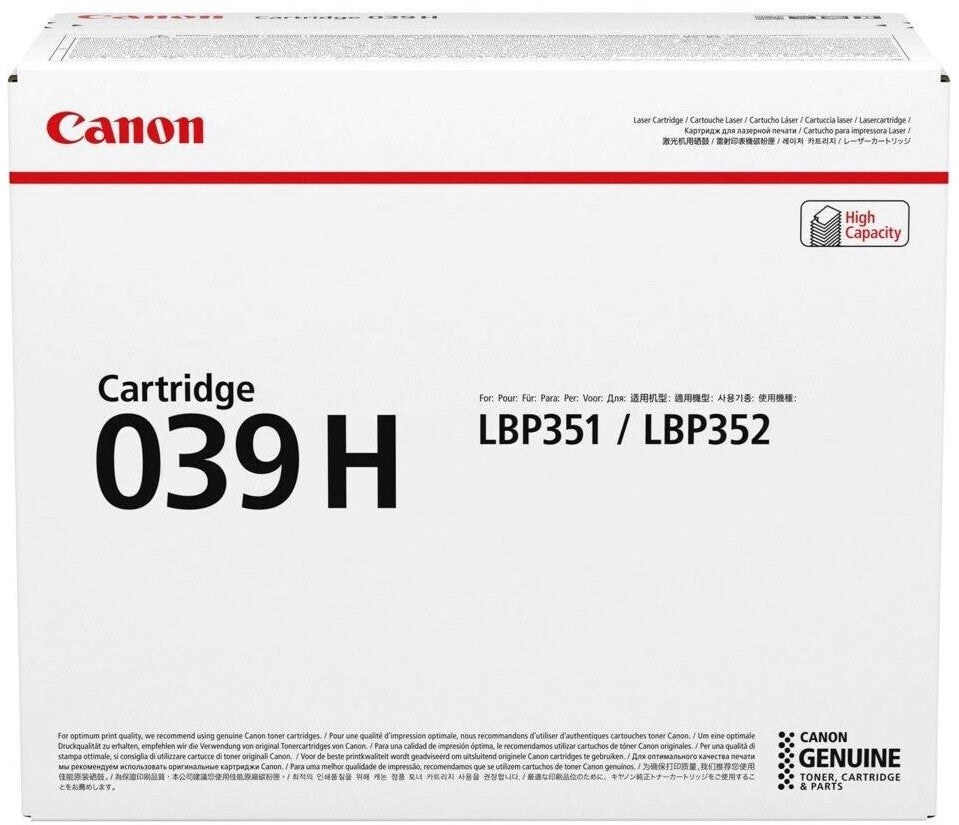 Canon 039H Toner Cartridge High Yield