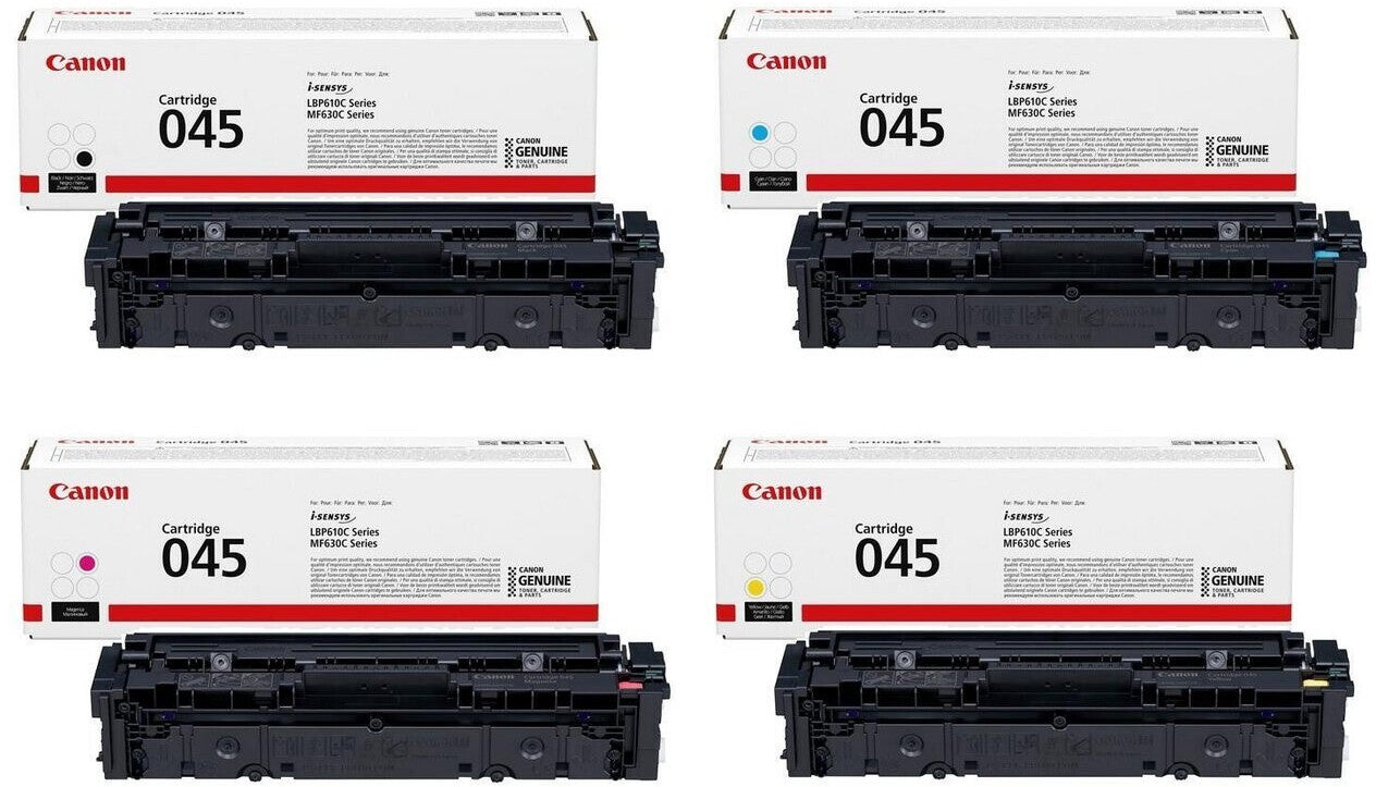 Canon 045 CMYK Toner Set BK/C/M/Y