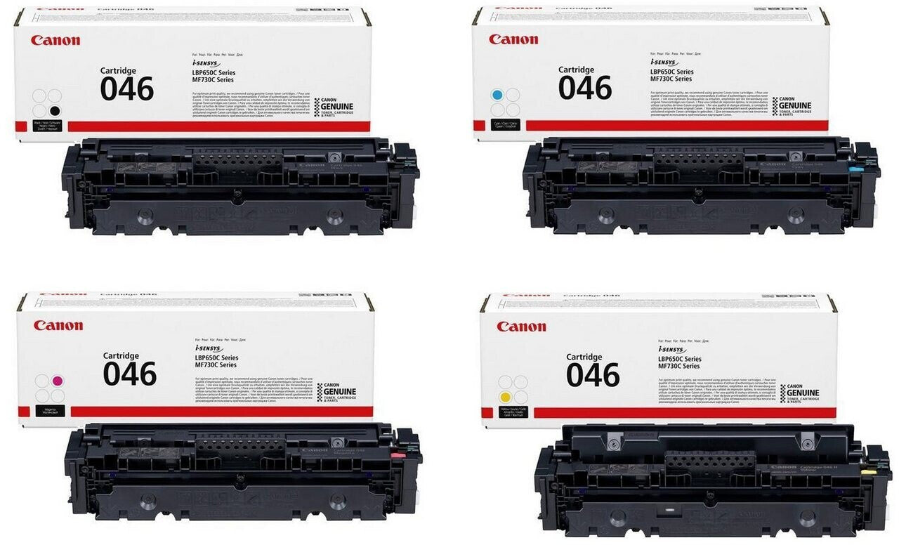 Canon 046 CMYK Toner Set BK/C/M/Y