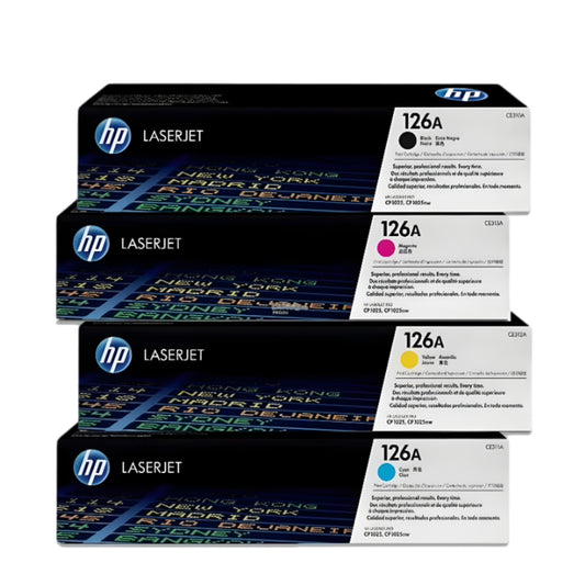 Hp 126A CMYK Toner Set BK/C/M/Y