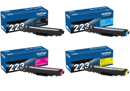Brother TN223 CMYK Toner Set BK/C/M/Y