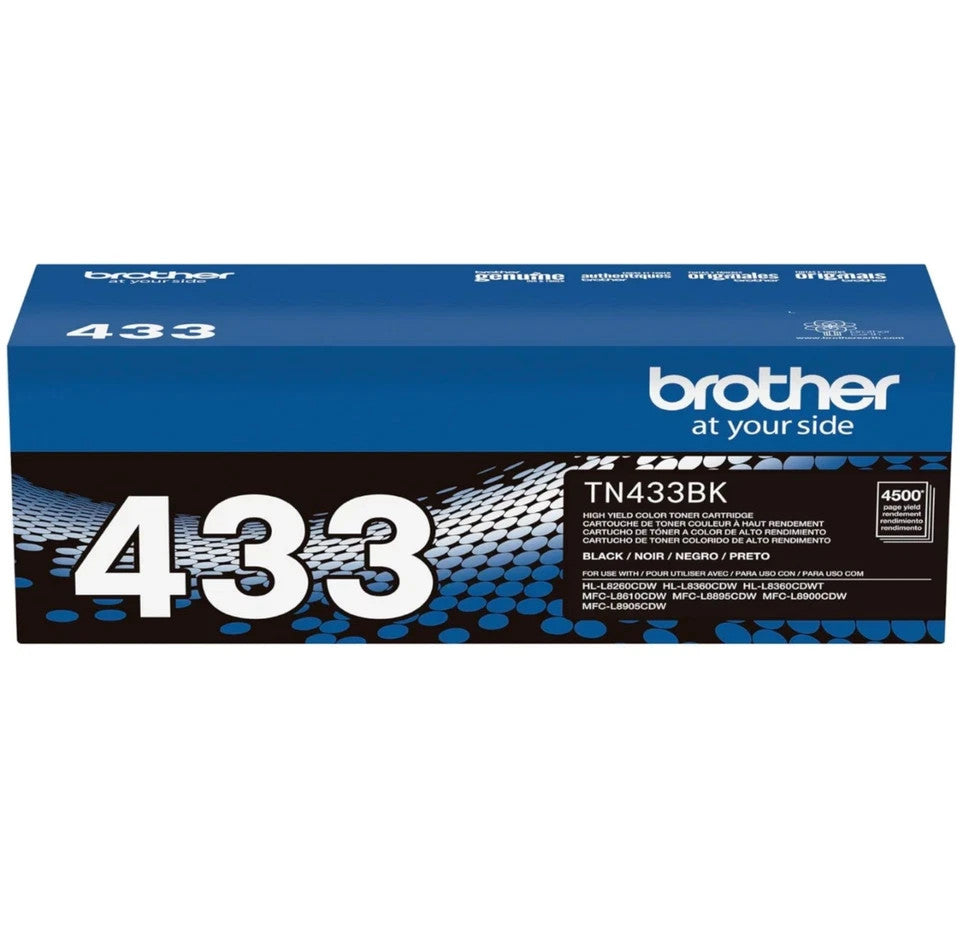 Brother TN433 CMYK Toner Set BK/C/M/Y