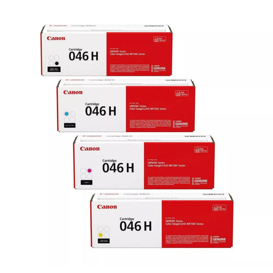 Canon 046H CMYK Toner Set BK/C/M/Y