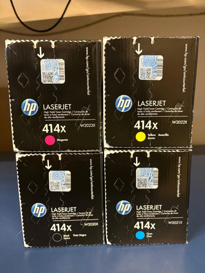 Hp 414X CMYK Toner Set BK/C/M/Y