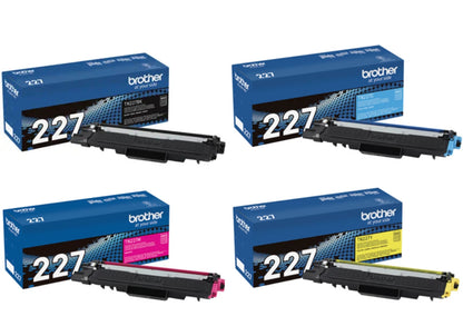 Brother TN227 CMYK Toner Set BK/C/M/Y