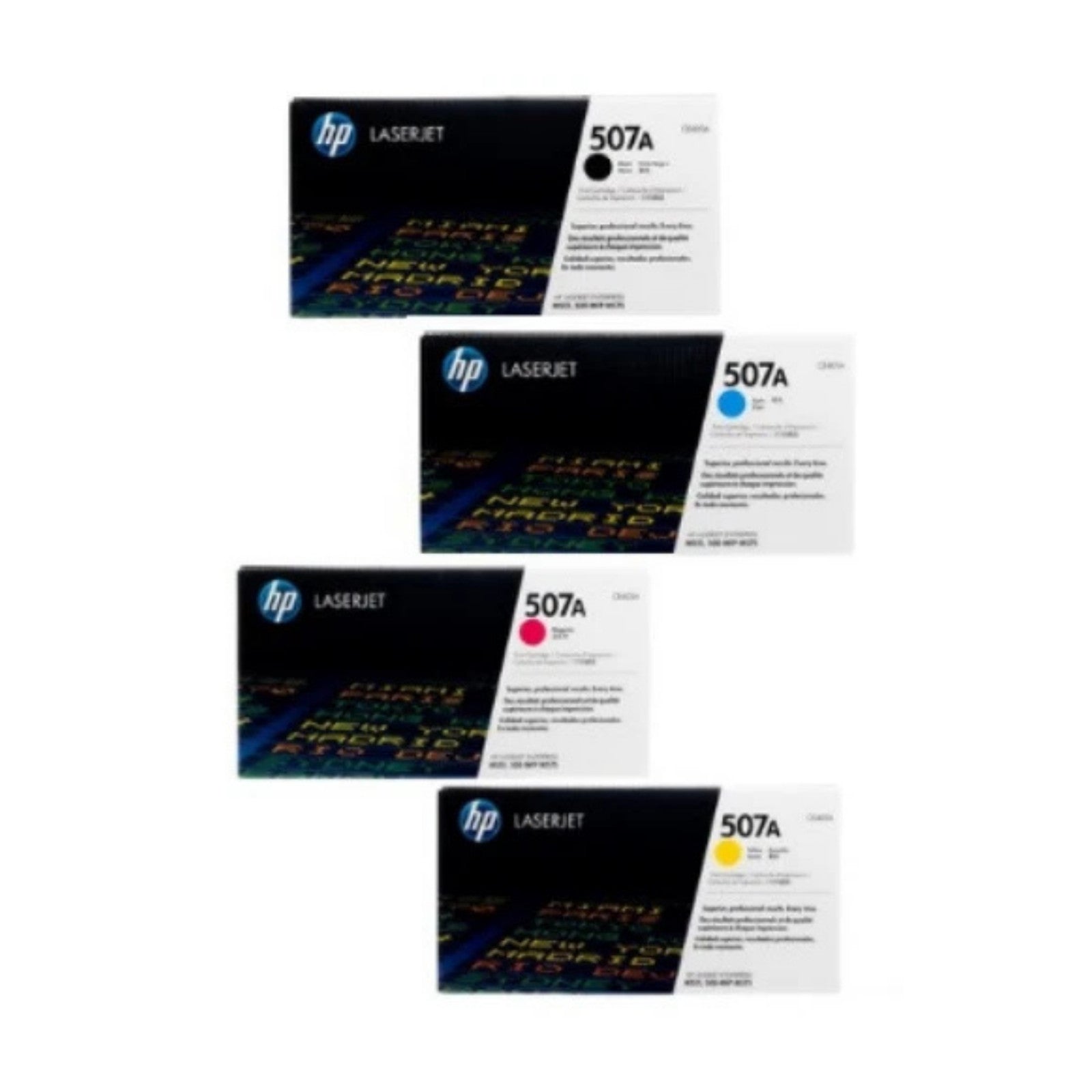 Hp 507A CMYK Toner Set BK/C/M/Y