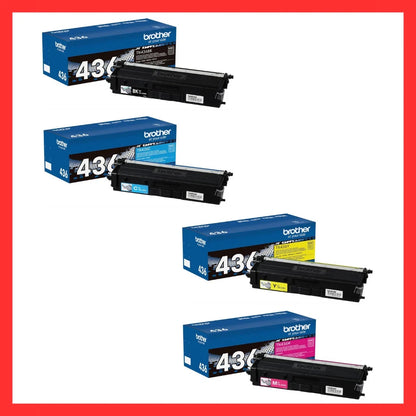 Brother TN436 CMYK Toner Set BK/C/M/Y