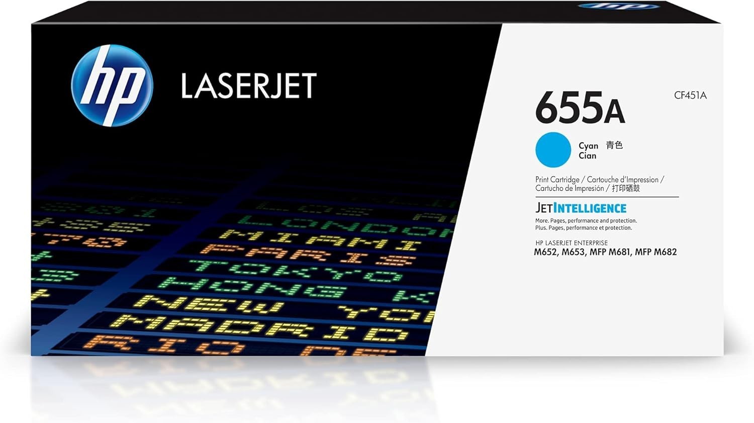 Hp 655A CMYK Toner Set BK/C/M/Y