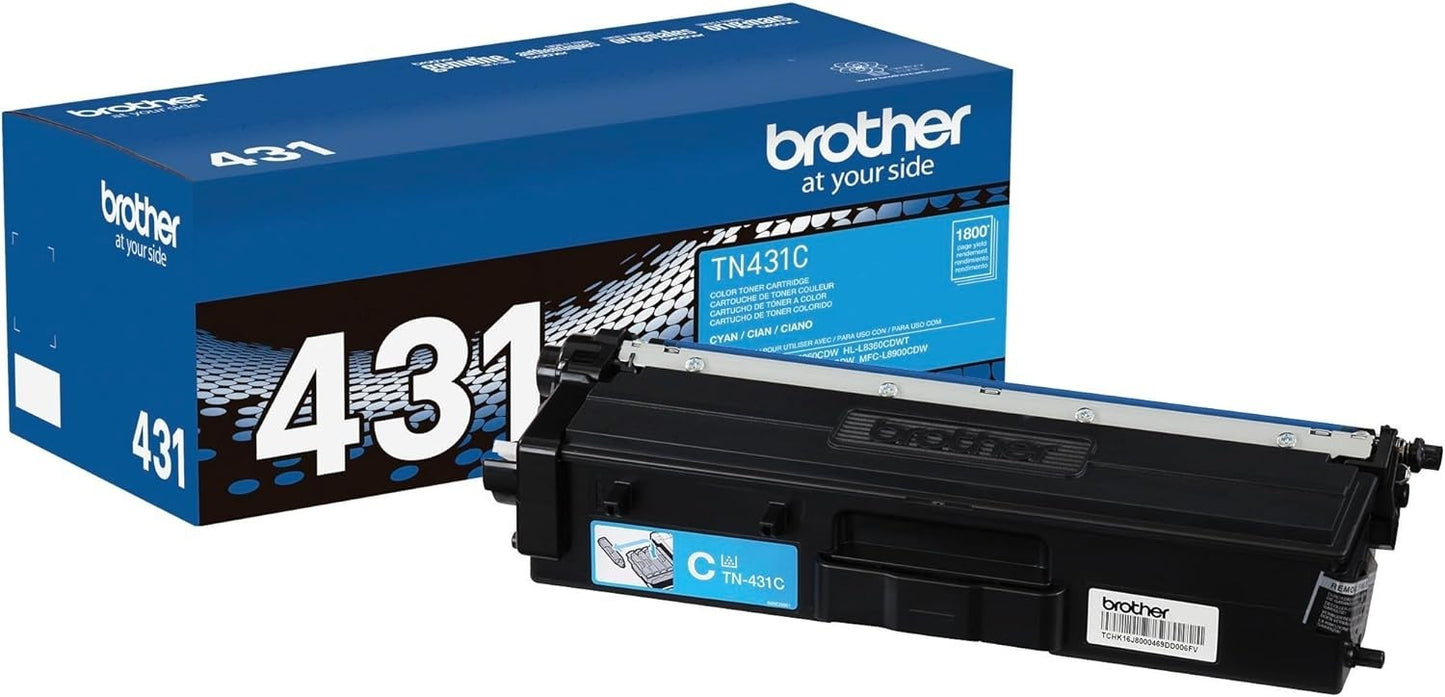 Brother TN431 CMYK Toner Set BK/C/M/Y
