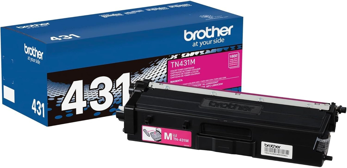 Brother TN431 CMYK Toner Set BK/C/M/Y