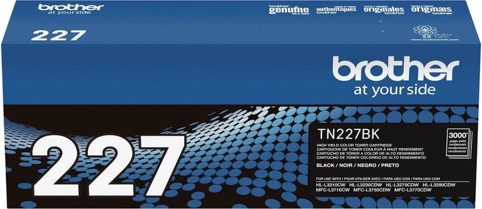 Brother TN227 CMYK Toner Set BK/C/M/Y