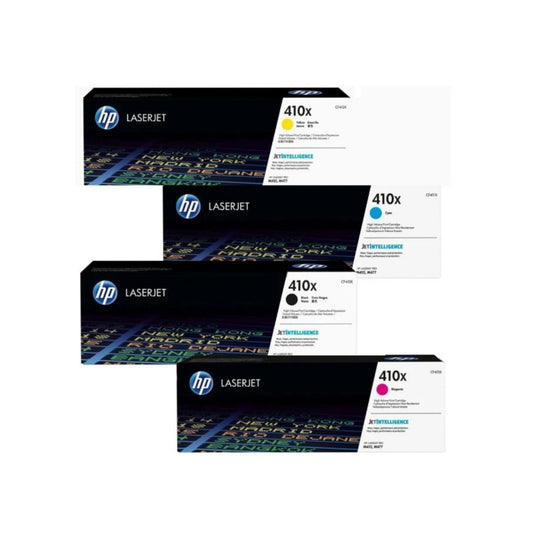 Hp 410X CMYK Toner Set BK/C/M/Y