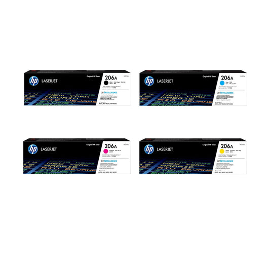 Hp 206A CMYK Toner Set BK/C/M/Y