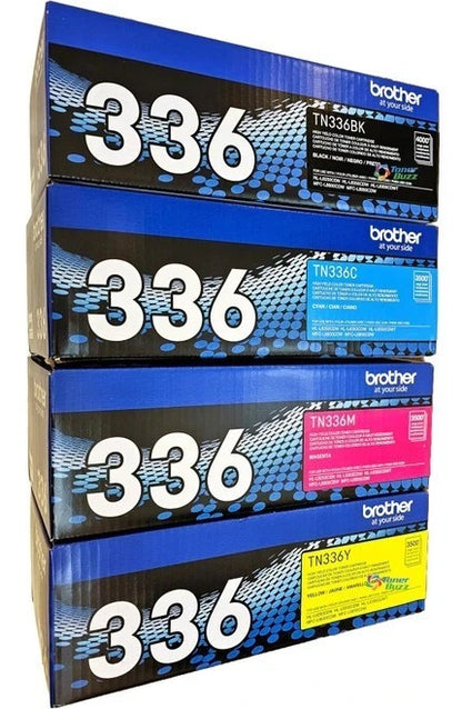 Brother TN336 CMYK Toner Set BK/C/M/Y