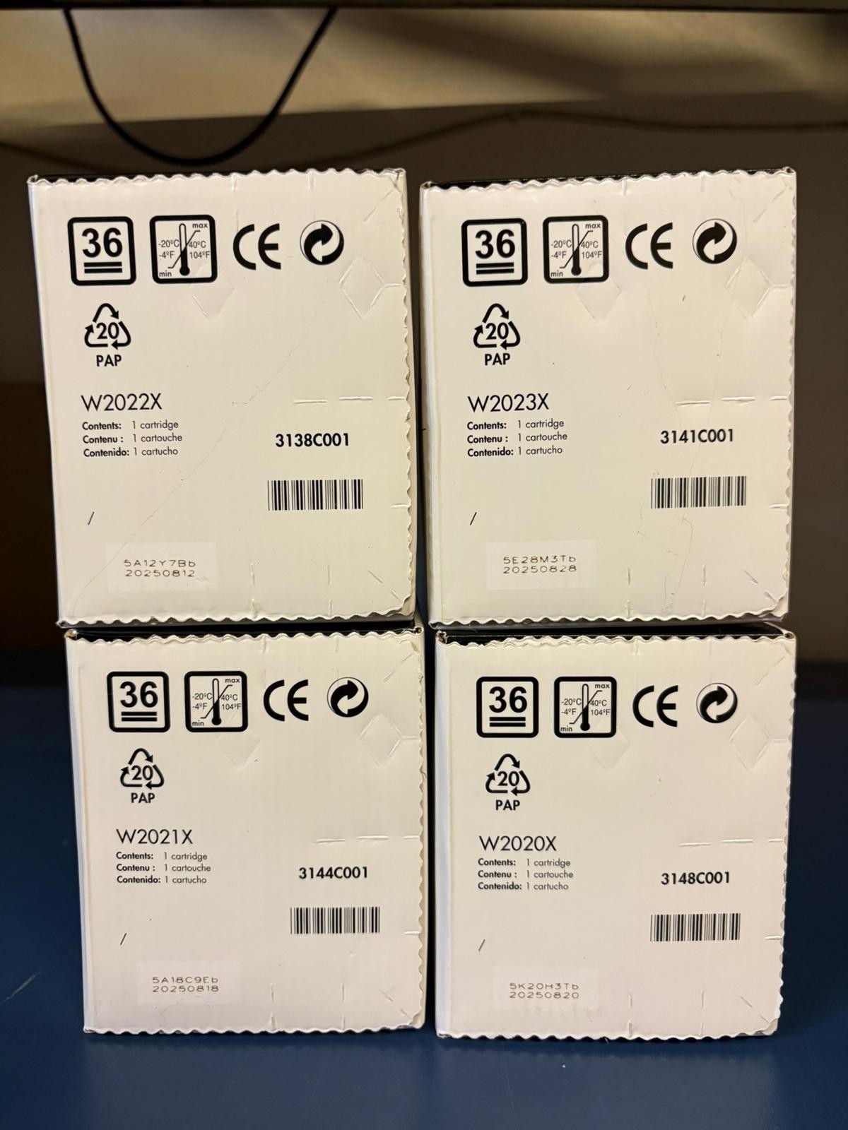 Hp 414X CMYK Toner Set BK/C/M/Y