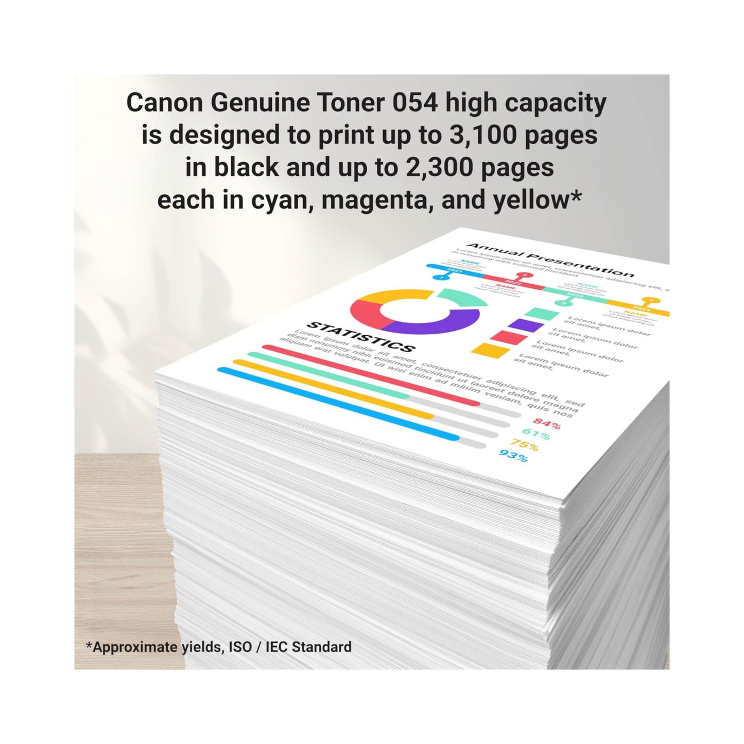 Canon 054H CMYK Toner Set BK/C/M/Y