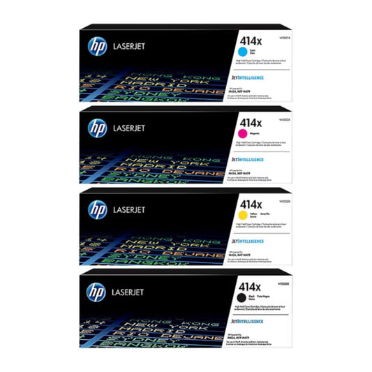 Hp 414X CMYK Toner Set BK/C/M/Y