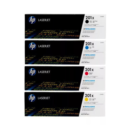 Hp 201X CMYK Toner Set BK/C/M/Y