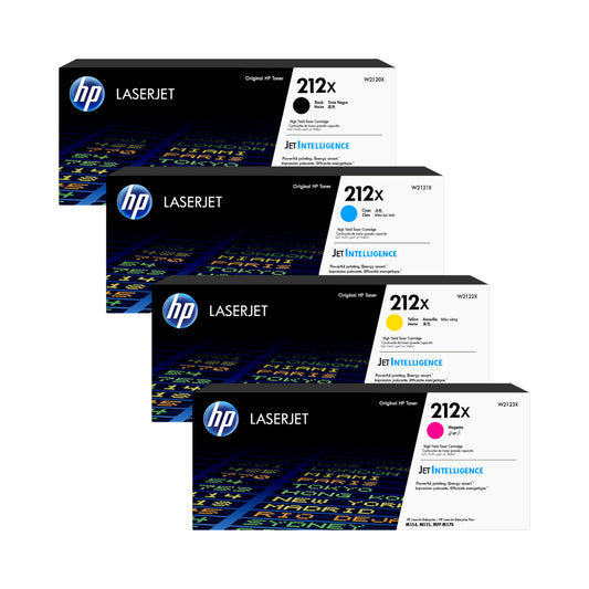 Hp 212X CMYK Toner Set BK/C/M/Y