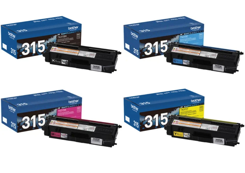 Brother TN315 CMYK Toner Set BK/C/M/Y