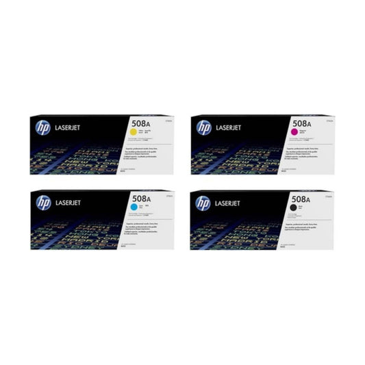Hp 508A CMYK Toner Set BK/C/M/Y