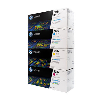 Hp 508X CMYK Toner Set BK/C/M/Y