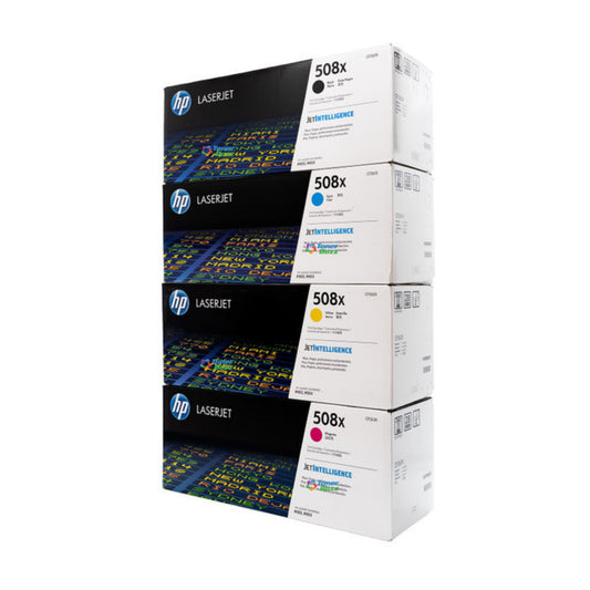 Hp 508X CMYK Toner Set BK/C/M/Y